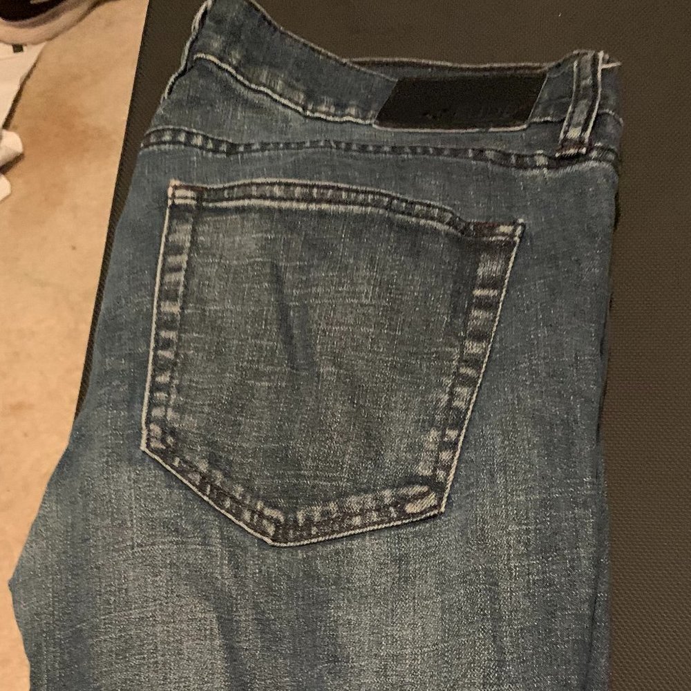 Rude Hot Topic Dark Blue Skinny Jeans Men 32x32